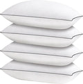 HIMOON Bed Pillows for Sleeping 4 Pack, Queen Size Cooling Pillows Set of 4 by HIMOON