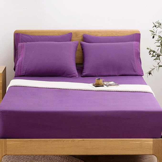 SONORO KATE Bed Sheet Set Super Soft Microfiber 1800 Thread Count Luxury - Image 3