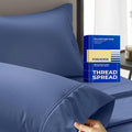 THREAD SPREAD 100% Egyptian Cotton Pillow Cases Queen Size Set of 2 by THREADSPREAD