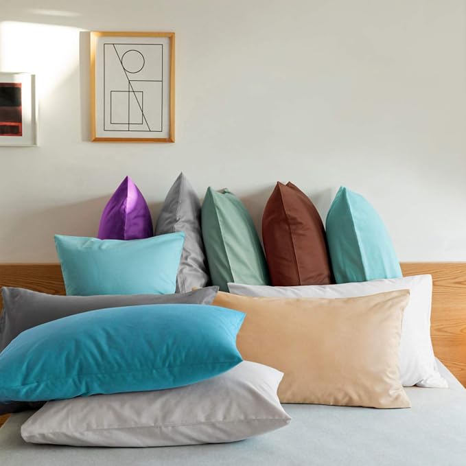 FLXXIE Pillow Cases Standard Size, Soft Microfiber Pillow Covers - Image 4