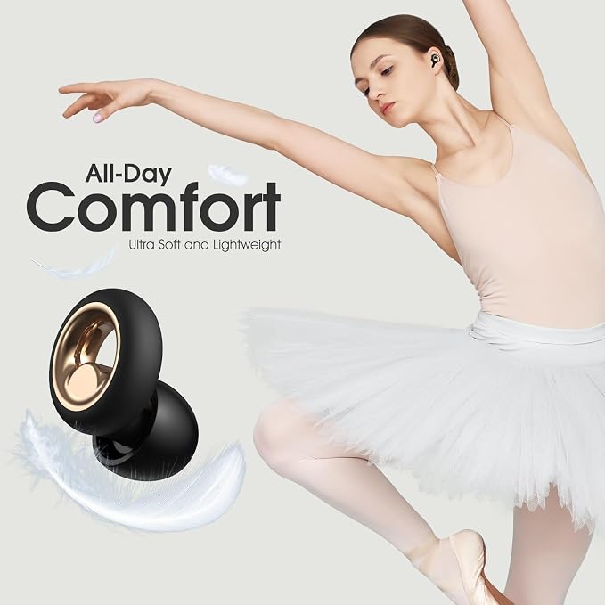 Ear Plugs for Sleeping, 50dB Noise Cancelling Ear Plugs, Reusable Silicone - Image 6