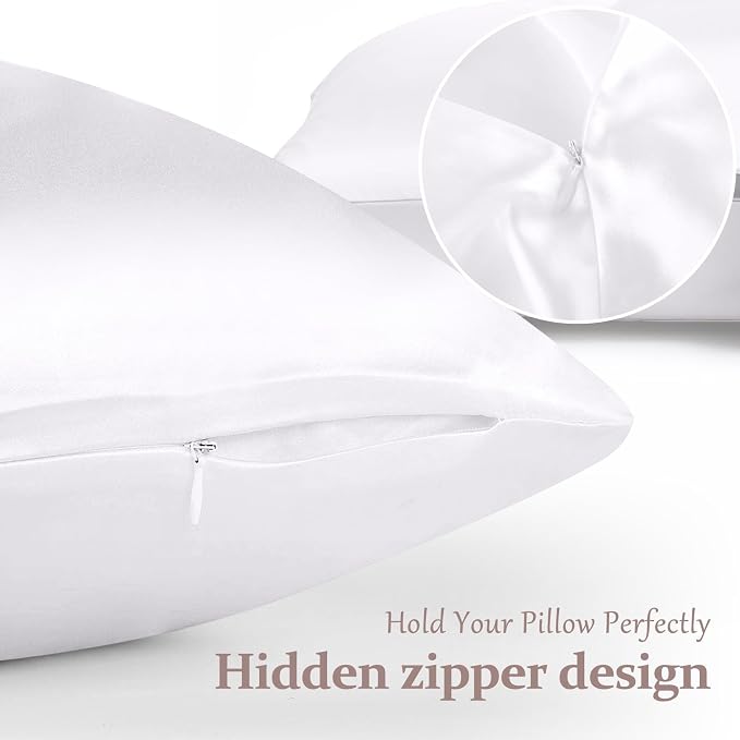 100% Pure Silk Pillowcase for Hair and Skin, Both Sides Mulberry Silk - Image 5