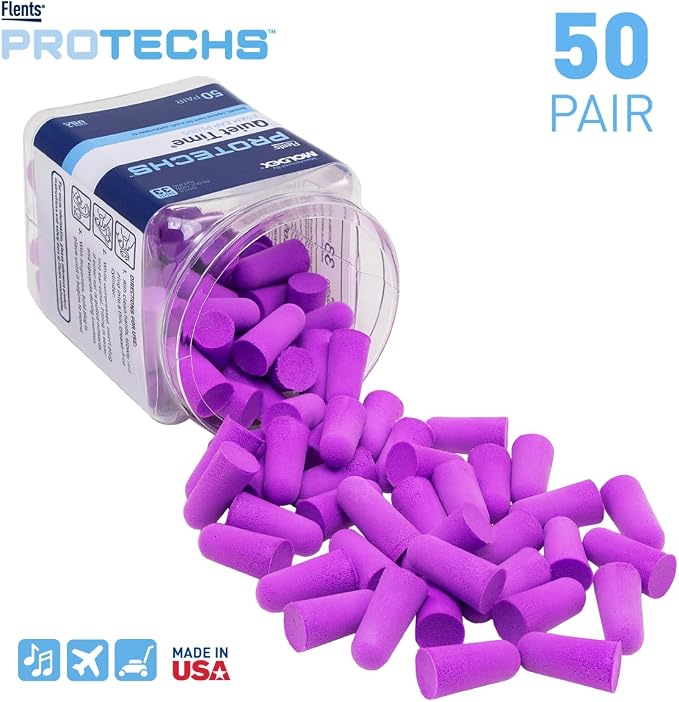 Flents Protechs Foam Ear Plugs, 50 Pair - Image 3