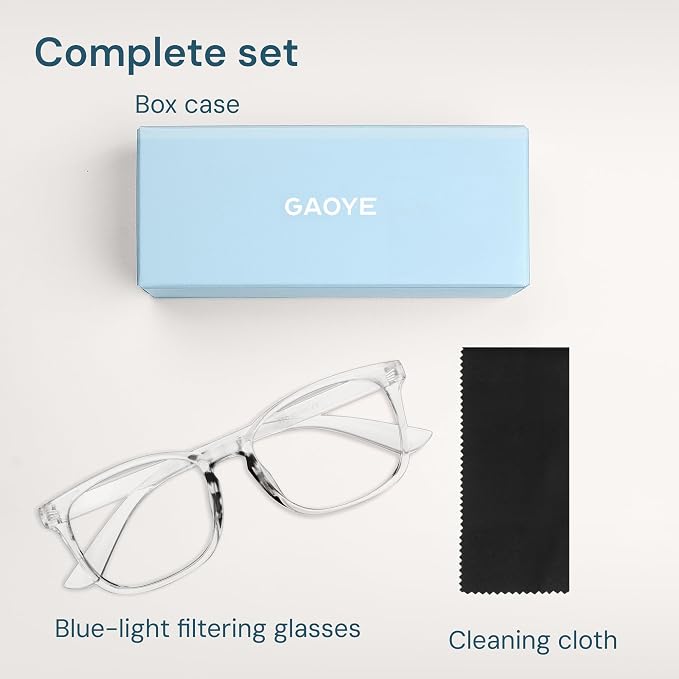 Gaoye Transparent, Scratch-Resistant & Comfort Fit - Image 7
