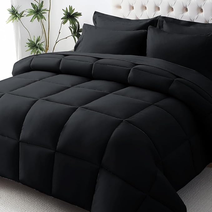 JOLLYVOGUE Oversized King Comforter Set, Ultra-Soft Bed in a Bag Oversized King by JOLLYVOGUE