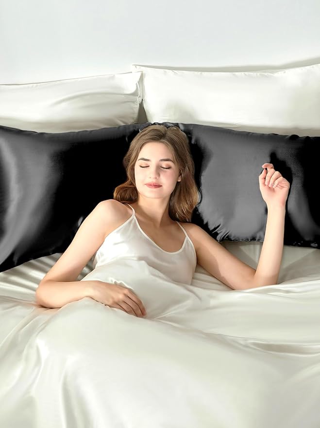 THXSILK 100% Pure Mulberry Silk Pillowcase - Image 3