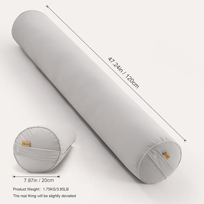 Body Pillow for Adults, Long Round Pillow, Big Cylindrical Pillow, Large Full - Image 2