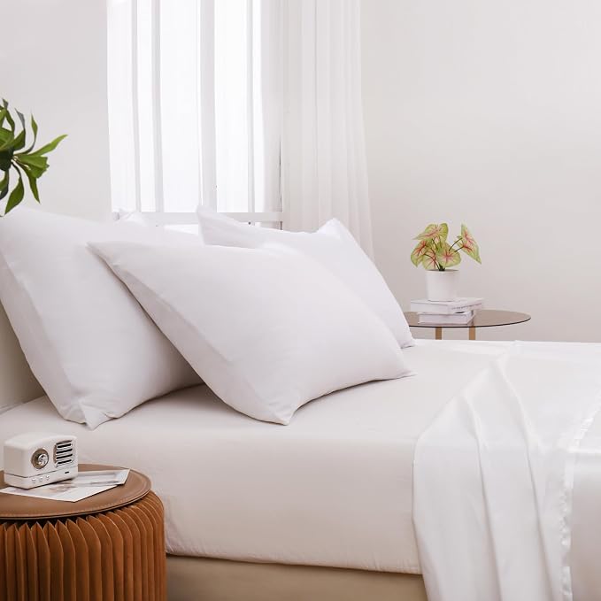 White Pillowcases King 12 Pack, 20x36 Pillow Cases - Image 7