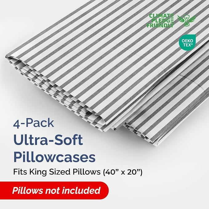 King Pillow Cases Set of 4 - Image 2