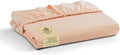 Linen Home 100% Cotton Percale Weave Fitted Sheet, Full Size, Brushed Rose by LINENHOME