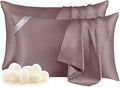 THXSILK Set of 2 100% Pure Mulberry 6A+ Silk Pillowcases by THXSILK
