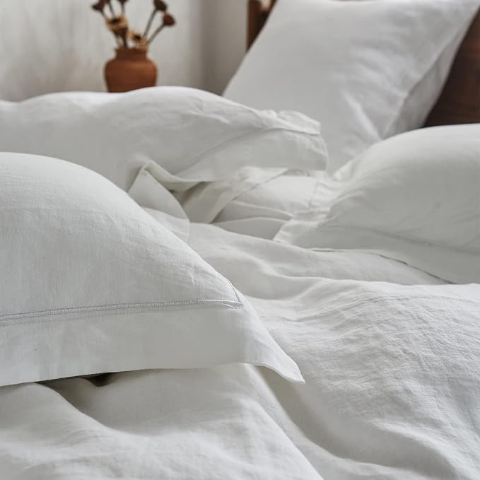 Simple&Opulence 100% Washed Linen Duvet Cover - Image 9