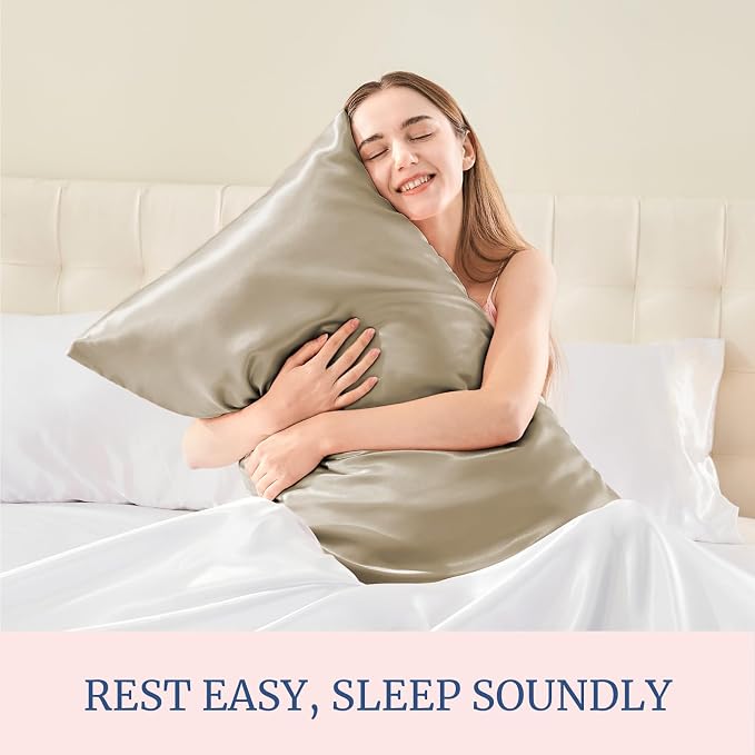 BEDELITE Satin Pillowcase for Hair and Skin, Super Soft Similar to Silk Pillow - Image 5