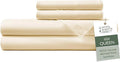 Hotel Sheets Direct 4 Piece Bed Sheet Set Queen Size, 100% Viscose Derived from by HOTELSHEETSDIRECT