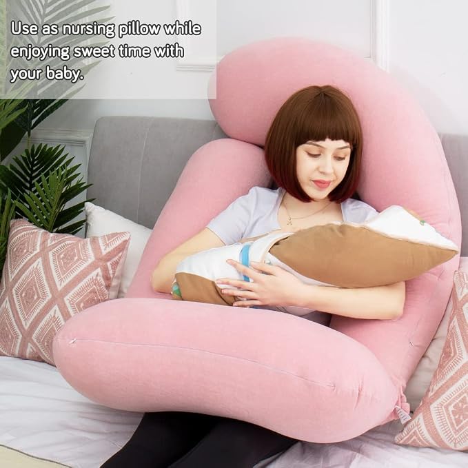 AS AWESLING 60in Full Body Pillow | Nursing, Maternity and Pregnancy Pillow | - Image 5