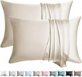 100% Silk Pillow Cases 2 Pack King Size Mulberry Silk Pillowcase by WLOSJ