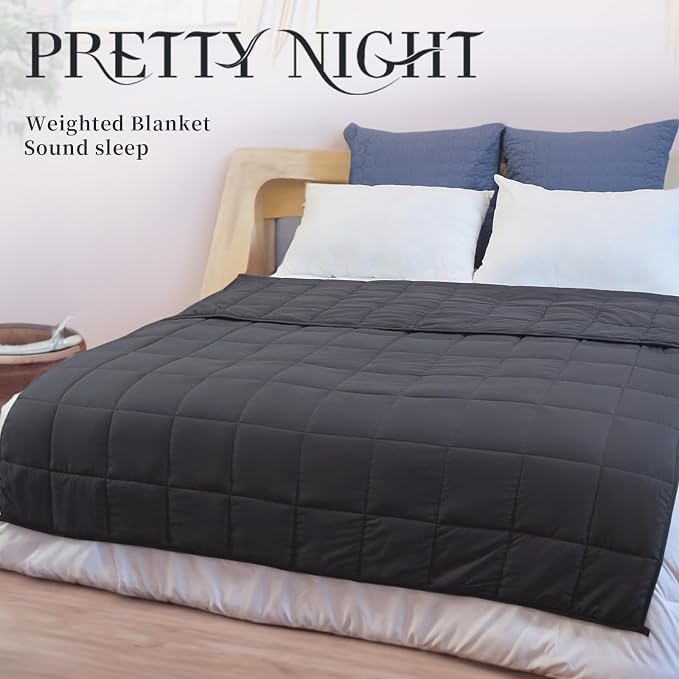 Weighted Blanket 20lbs Queen Size Dark Grey 60"x80" Weighted Blankets - Image 3