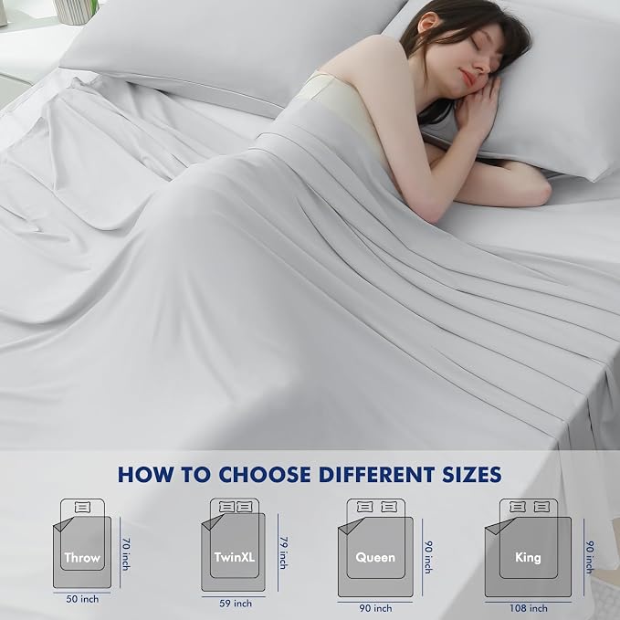 Elegear Cooling Blankets for Hot Sleeper Queen, Arc-Chill 3.0 Cool Fiber - Image 8