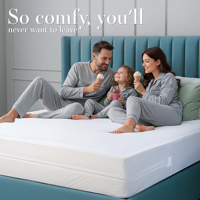 Utopia Bedding Mattress Protector Zippered Queen Size, 100% Waterproof Bed Bug - Image 8