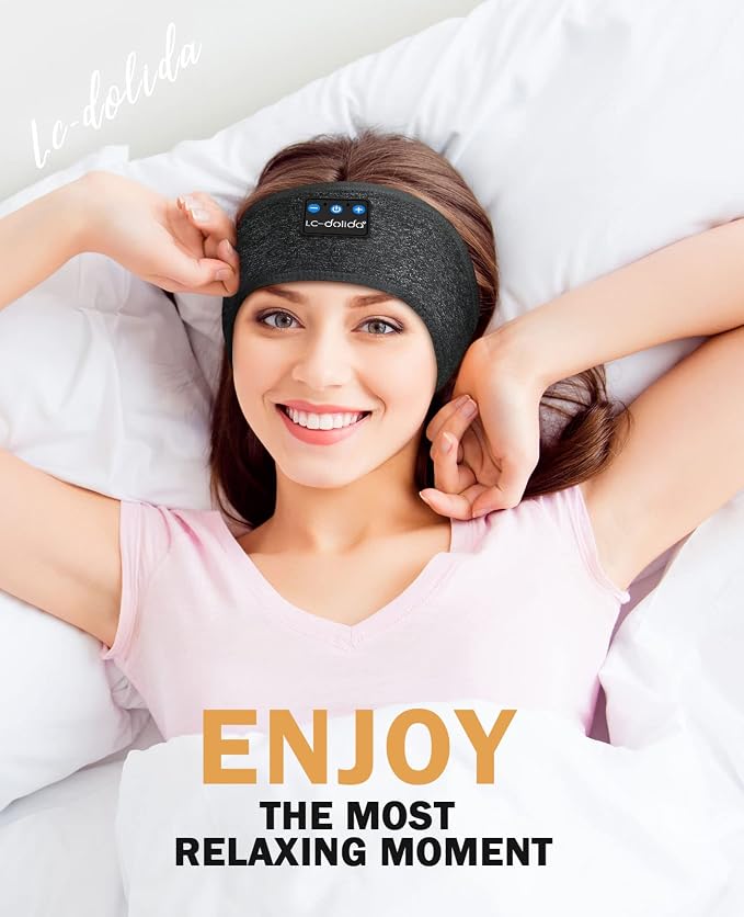 LC-dolida Sleep Headphones Headband Bluetooth 5.4, Headband Earphones Wireless - Image 3