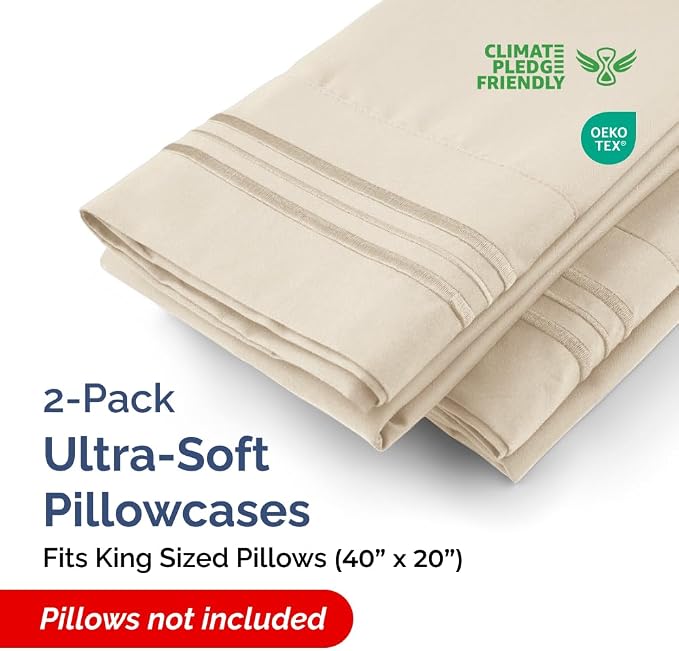 King Pillow Cases Set of 2 - Image 2
