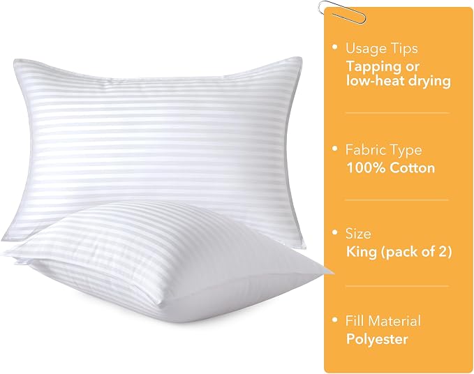 Oubonun King Size Pillows Set of 2 - Image 4