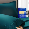 Thread Spread 100% Egyptian Cotton Pillow Cases Queen Size Set of 2 by THREADSPREAD