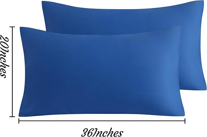 NTBAY King Pillow Cases Set of 2, 2 Pack Brushed Microfiber 20x36 Pillow Cases - Image 6