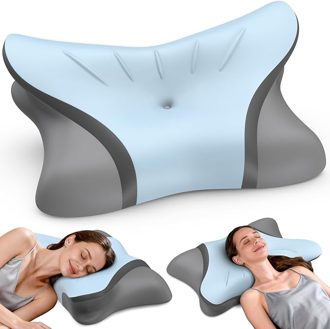Cervical Pillow for Neck Pain Relief, Ergonomic Pillow for Sleeping, Neck by HAMYODO