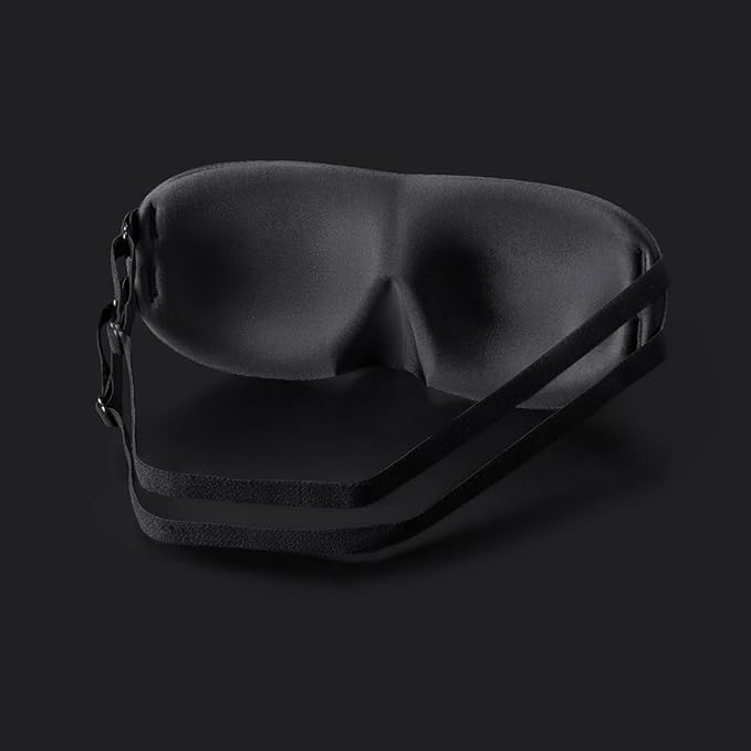 ALASKA BEAR Sleep Mask 2 Straps, Deep Concave Molded Foam Mask - Image 2