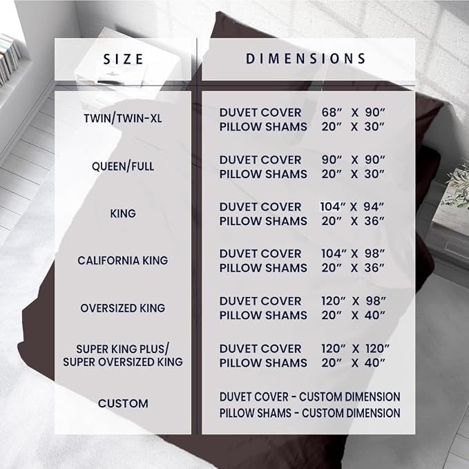 Kotton Culture 1 Pc 120" x 98" Duvet Cover Oversized King 100% Egyptian Cotton - Image 4