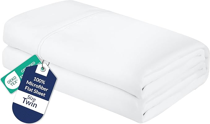 Royale Linens Twin Flat Sheet by ROYALELINENS