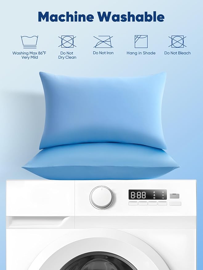 Avolare Cooling Pillow Cases Queen Size Set of 2, Arc-Chill 3.0 Cool Pillowcases - Image 7