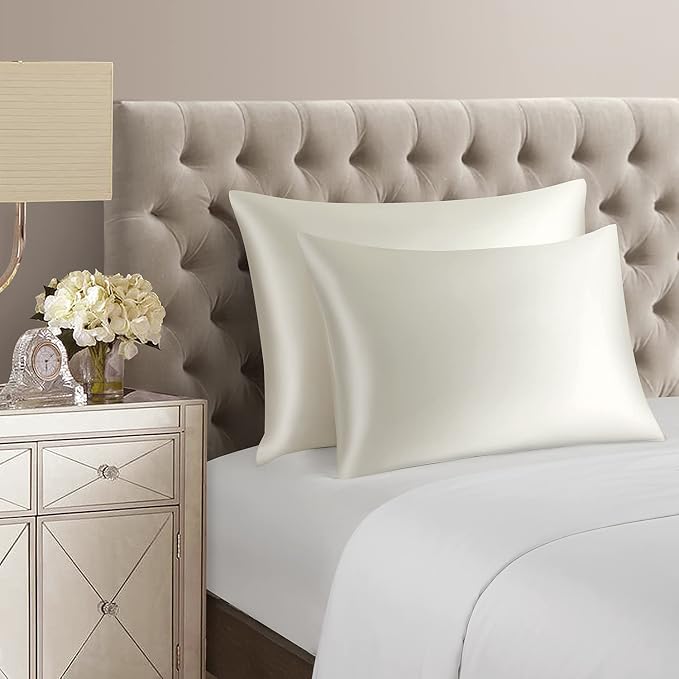 DISANGNI Silk Indulgence Set: Premium 22 Momme Mulberry Silk Pillowcase & Eye - Image 3