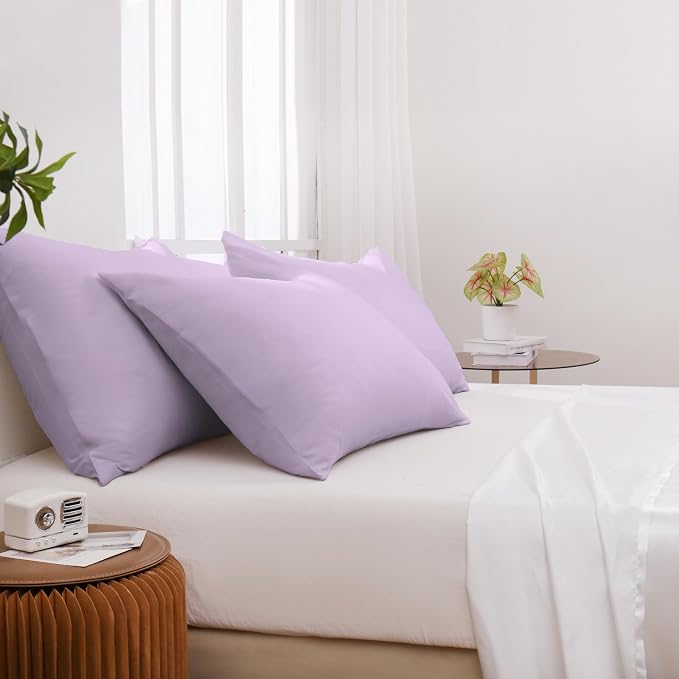 Pillowcases Queen 4 Pack, 20x30 Pillow Cases - Image 2