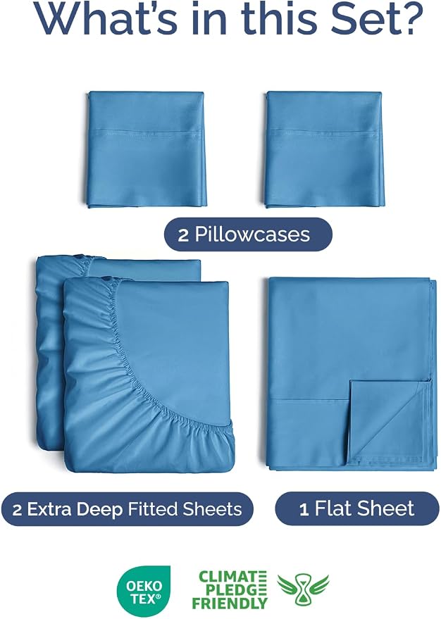 Extra Deep Split King Sheet Set - Image 2