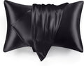 Love's cabin Satin Pillowcase Set of 2 Queen Size 20x30, Cooling Pillow Covers by Lovescabin