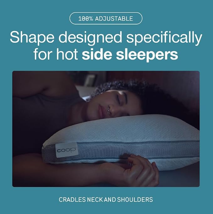 Coop Home Goods Cool+ Cut-Out Adjustable Pillow King - Image 5