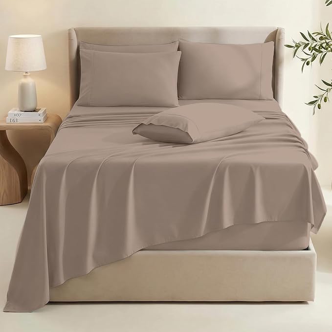 Hearth & Harbor Extra Deep Pocket Queen Sheets Sets by HearthHarbor