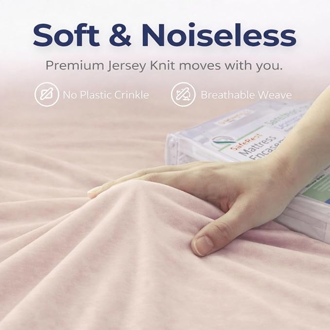 Guardmax Jersey Knitted Twin Zippered Mattress Encasement - Image 7
