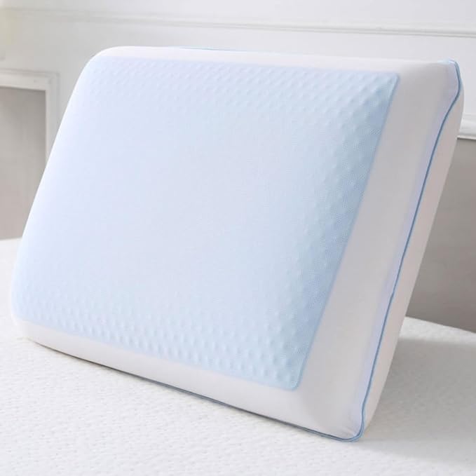 Cool Gel Cooling Pillow for Sleeping, Standard Size Cooling Memory Foam Pillow - Image 2