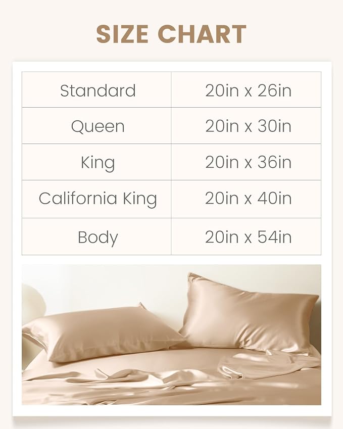 THXSILK 100% Mulberry Silk Body Pillowcase - Image 9