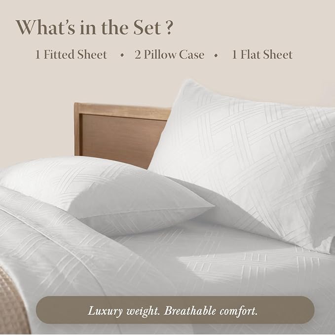 Threadmill Luxury 100% Cotton Full Bed-Sheets - Image 4
