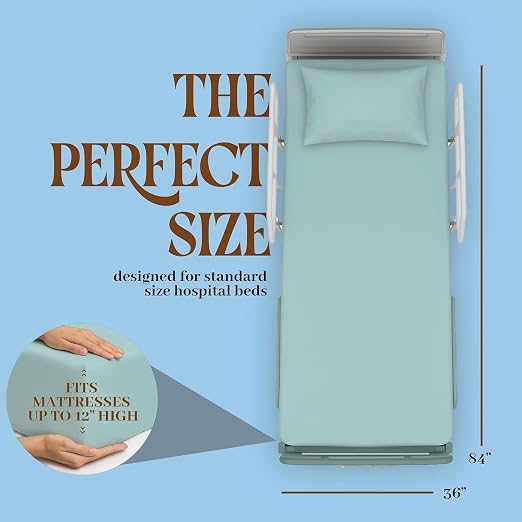 BLISSFORD - 2 Pack Fitted Hospital Bed Sheets - Image 2