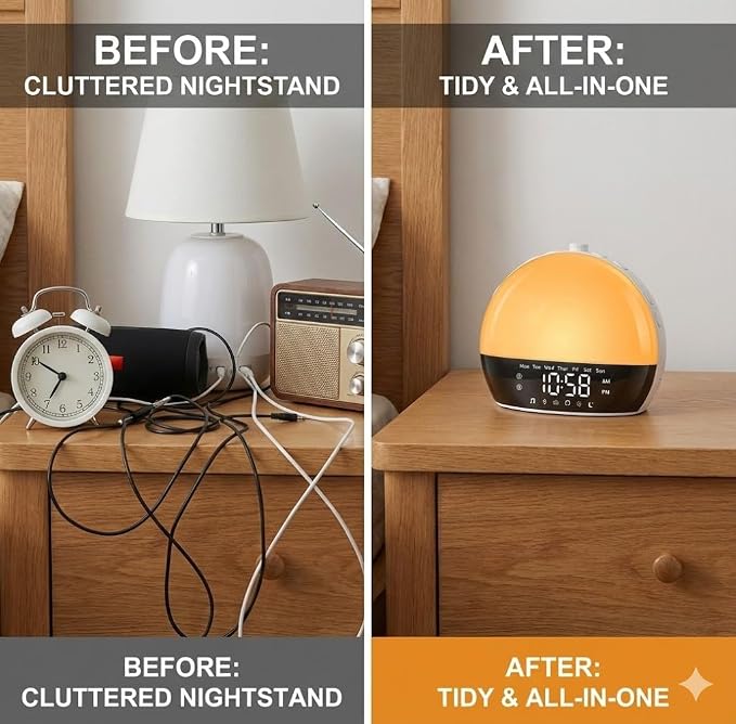 Sunrise Alarm Clock for Heavy Sleepers & Kids, Wake Up Light - Image 7