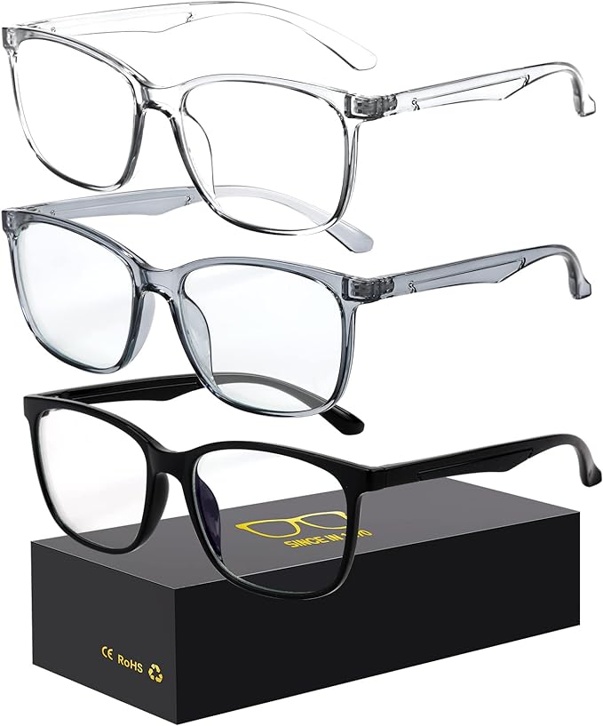 Oilway Blue-Light Blocking Glasses Computer Reading/Gaming/TV/Phones Glasses by Oilway