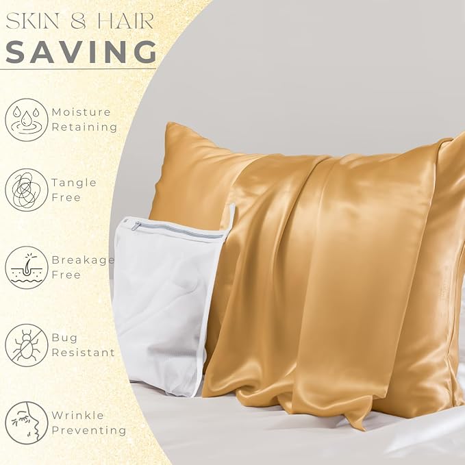 PROMEED 23 Momme Mulberry Silk Pillowcase - Image 3