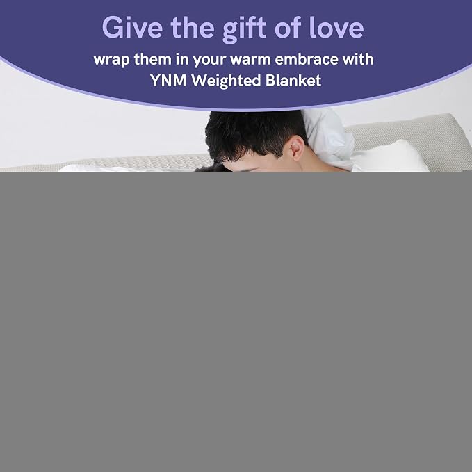YnM Exclusive Weighted Blanket, Cooling Rayon & Cozy Velvet Dual-Sided - Image 8