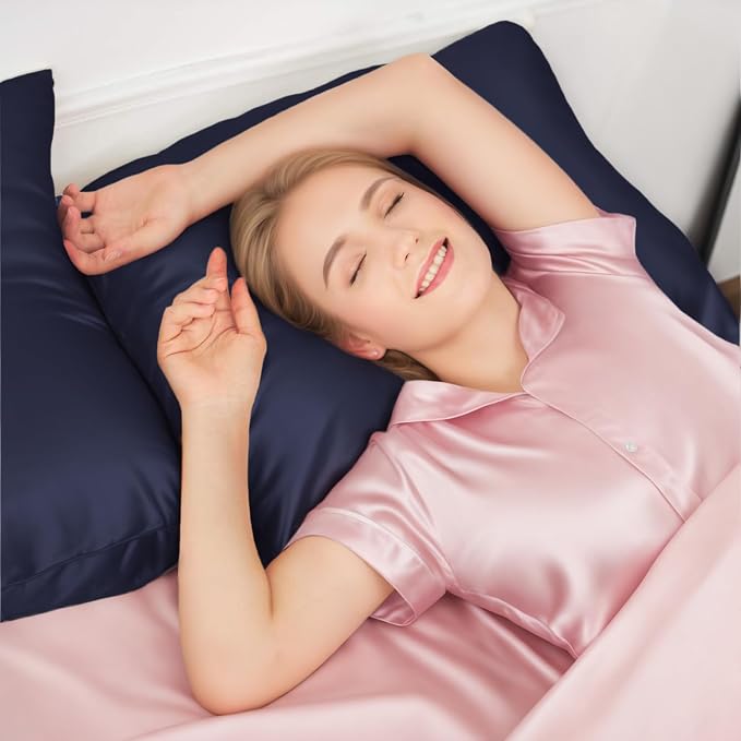 INSSL Silk Pillowcase for Women, Mulberry Silk Pillowcase for Hair and Skin and - Image 2