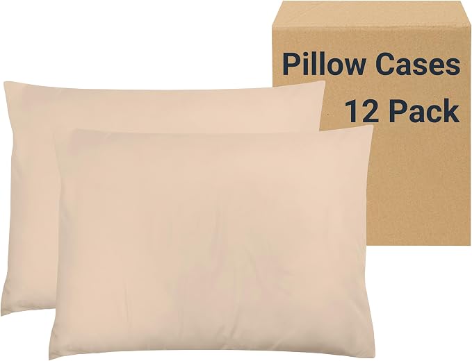ZPECC Pillow Cases Standard Size Set of 12, 20x26 Envelope Closure Pillowcases by ZPECC-ABrandThatHasBeenFocusedOnBabyProductsFor18Years